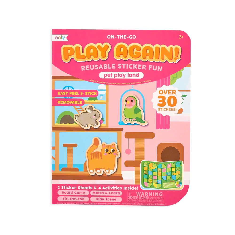 Play Again! Mini On The Go Activity Kit- Pet Play Land
