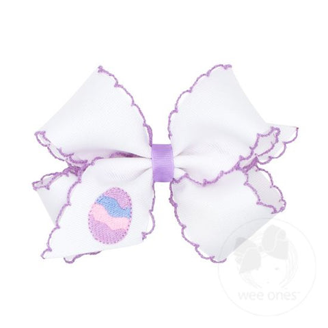 Wee Ones King Moonstitch Easter Egg Bow