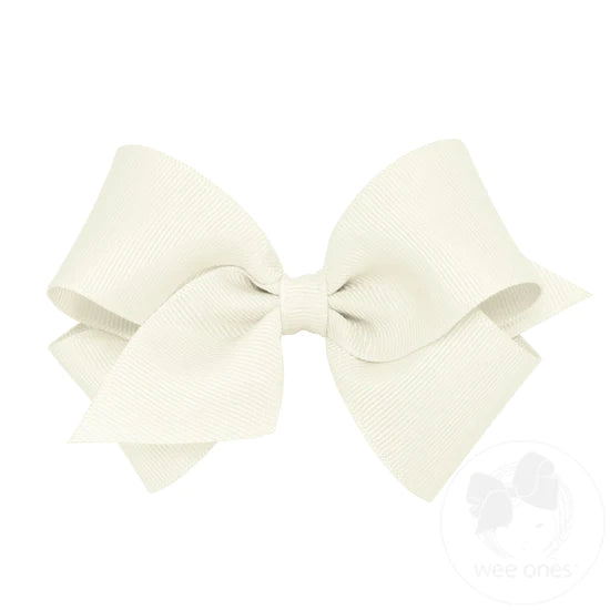 Wee Ones Small Solid Bow-Multiple Colors