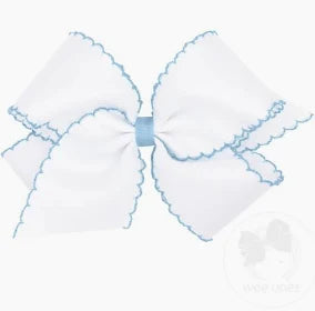 Wee Ones Medium Moonstitch Bow-Multiple Colors