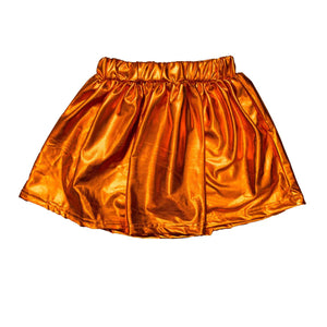 Game Day Orange Metallic Skort