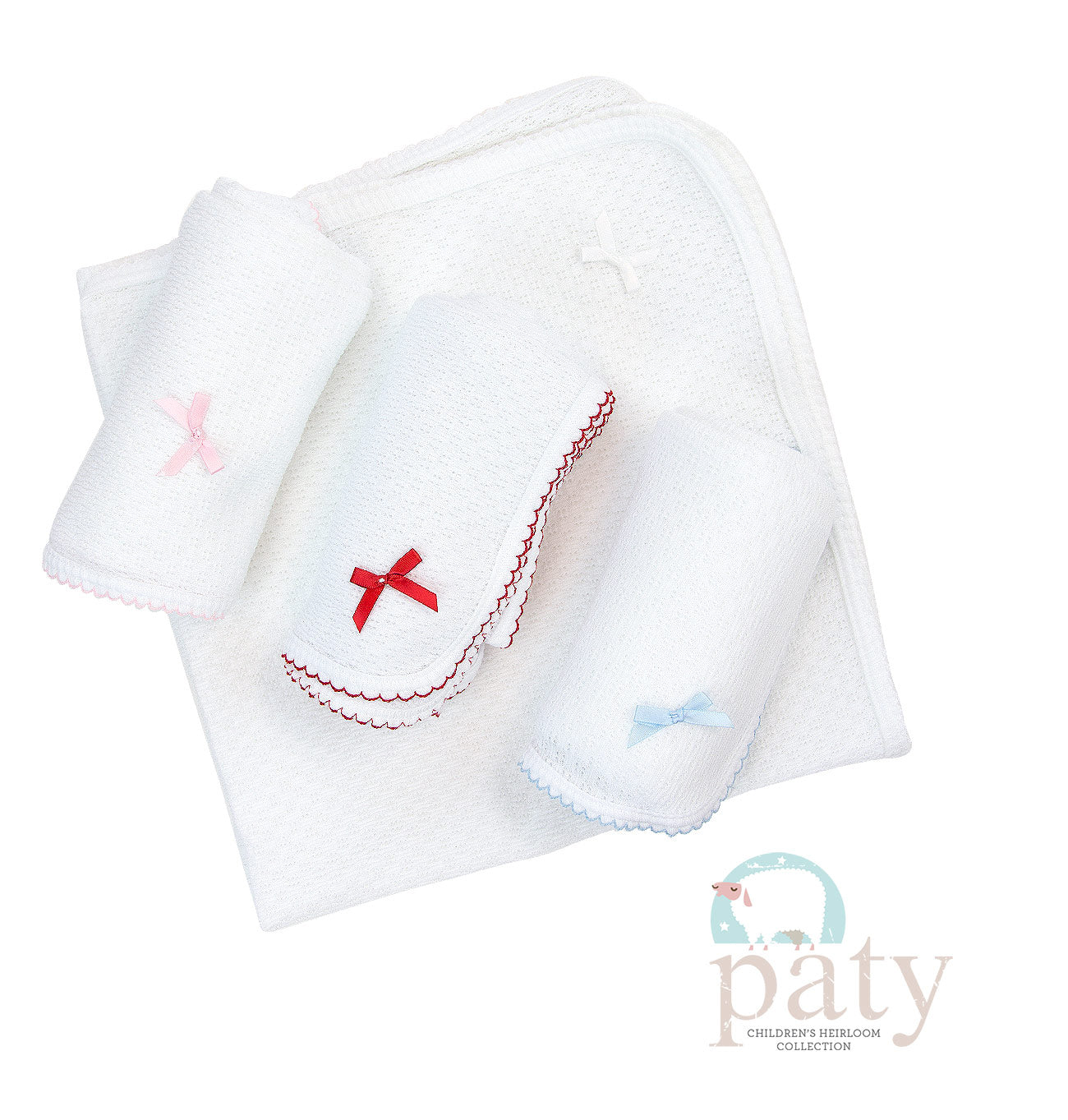 Paty Swaddle Blanket with Bow