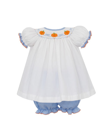 Pumpkin Girl's Bloomer Set