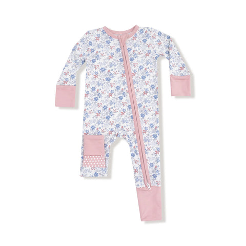 Country Girl Floral 2 Way Zipper Romper