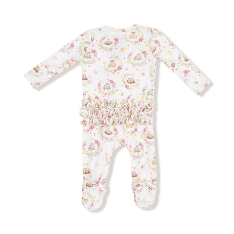 Floral Owl Footie