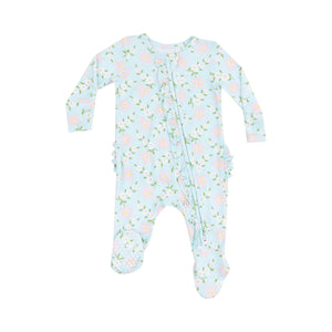 Vintage Daisy Ruffle Footie