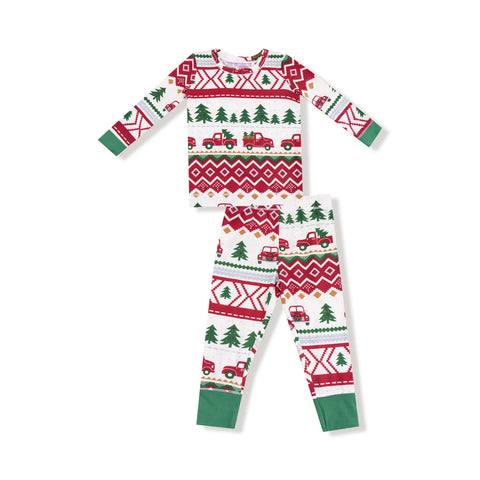 Red Truck Faire Isle Loungewear Set