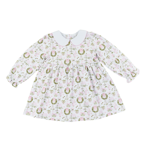 Christmas Toile and Stripe Collins Dress
