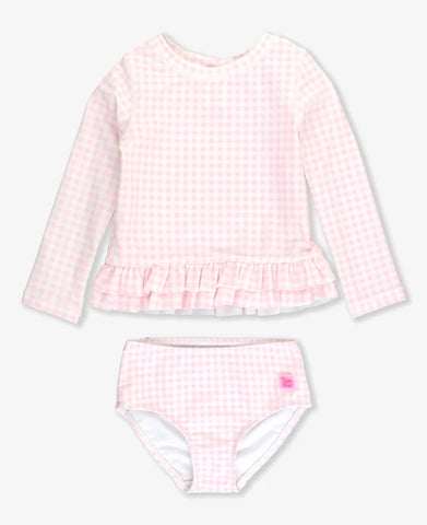 Pink Gingham Two Piece