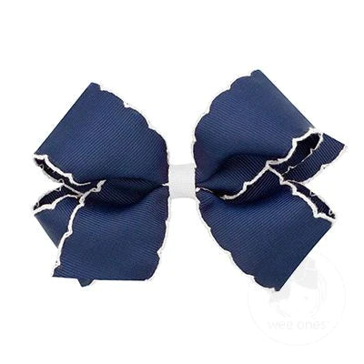 Wee Ones King Moonstitch Bow-Multiple Colors
