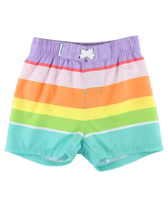 Island Stripe Swim Trunks