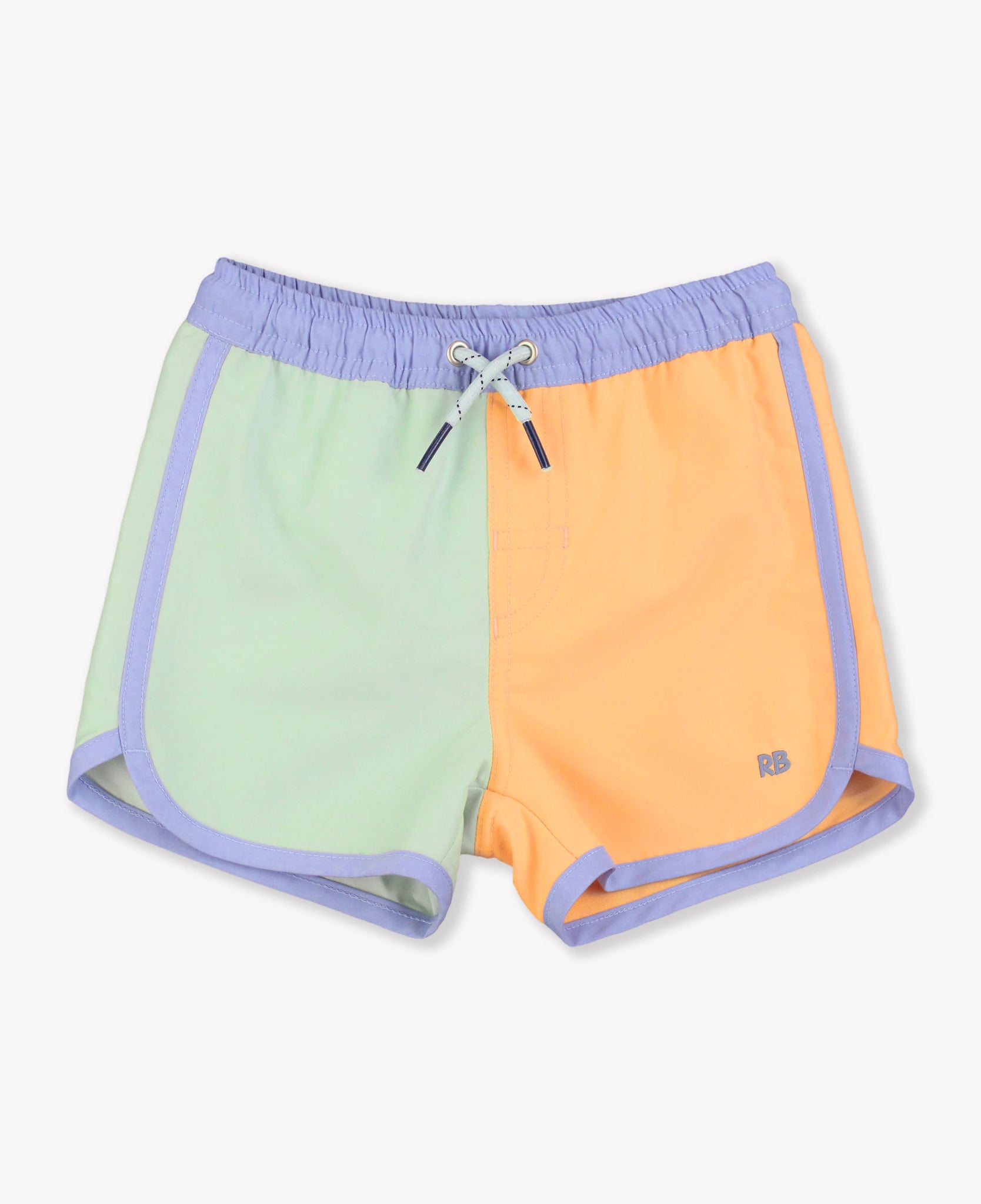 Color Block Swim Trunks