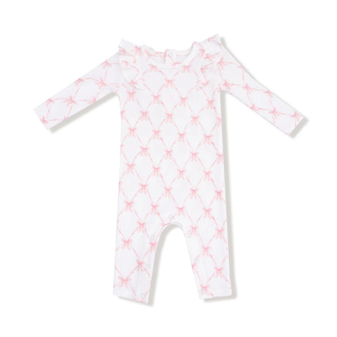 Ribbon Bow Trellis Romper