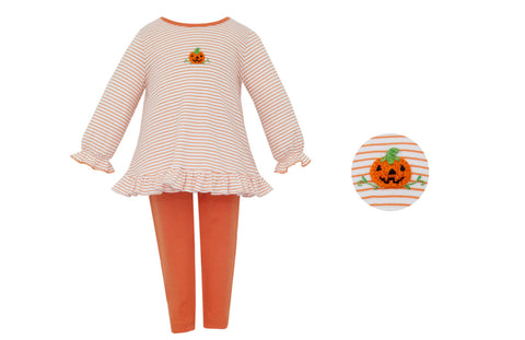 Jack O Lantern Girls Tunic Set