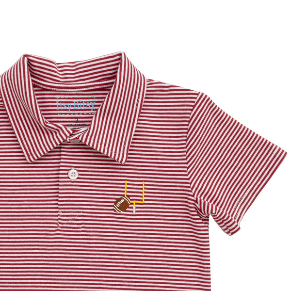 Crimson Gameday Polo Romper