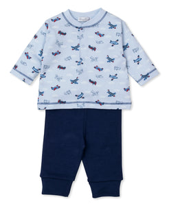 Sky High Planes Pants Set