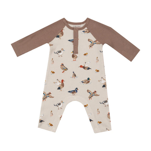 Ducks Raglan Henley Romper