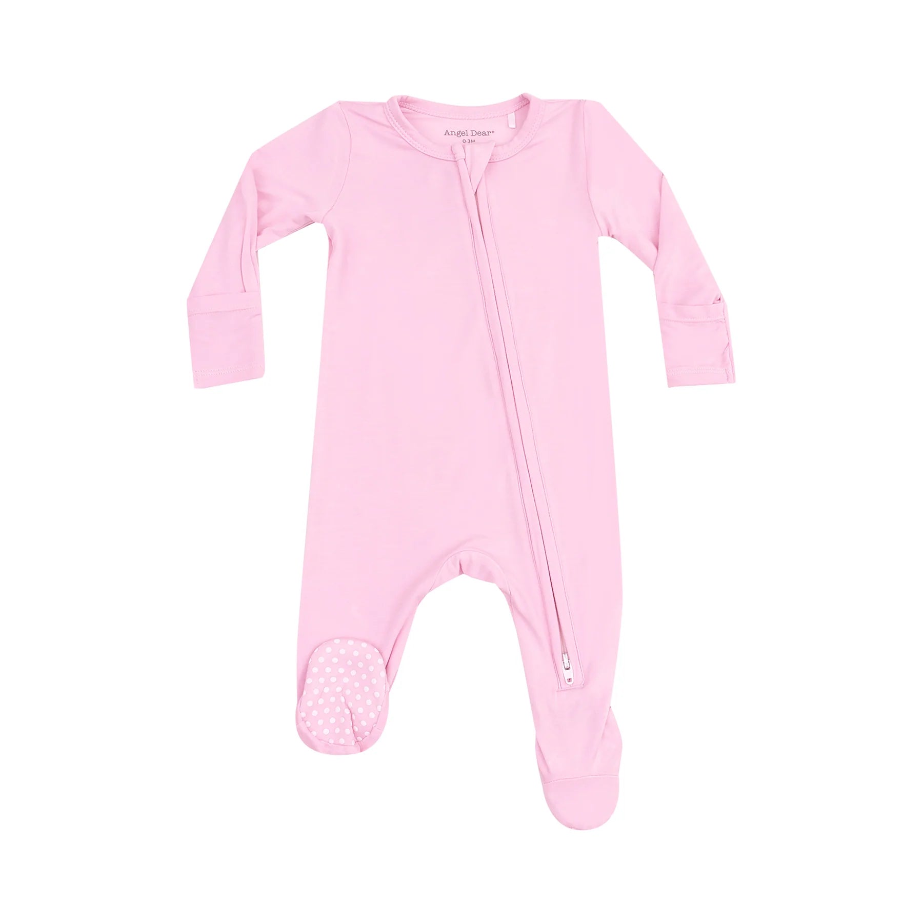 Solid Pink Footie