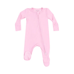 Solid Pink Footie