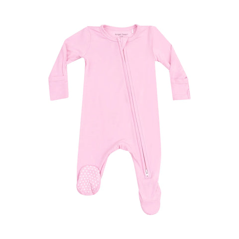 Solid Pink Footie
