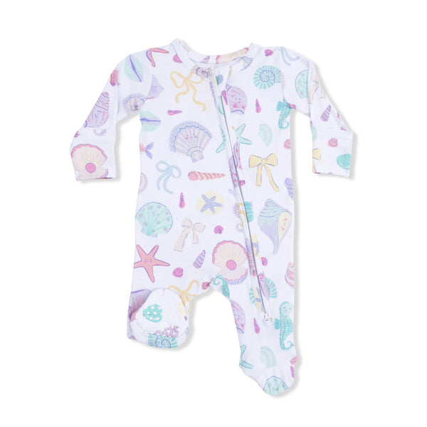 Beach Days Ruffle Footie