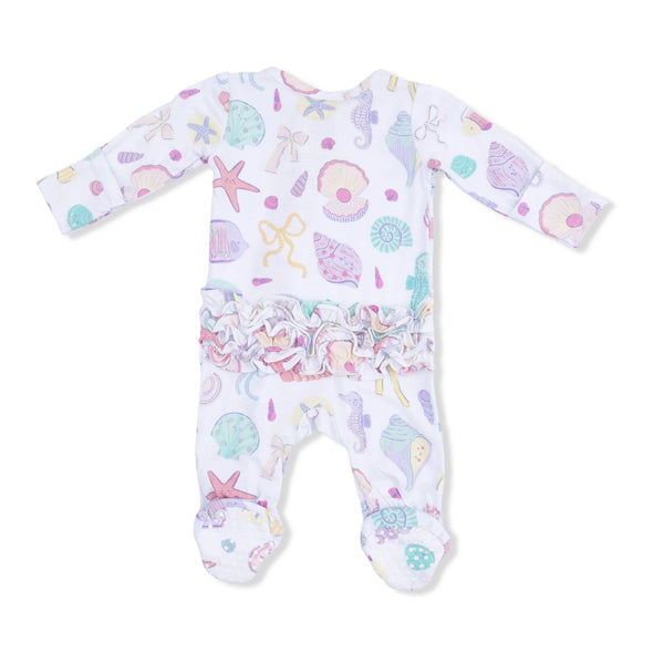 Beach Days Ruffle Footie