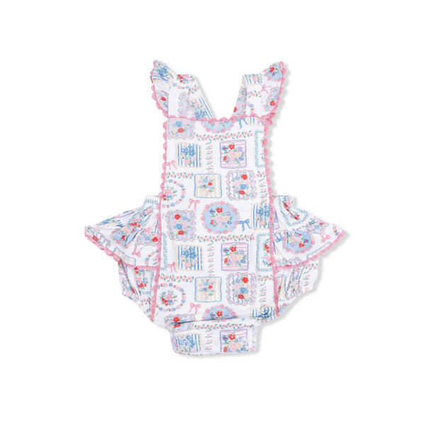 Juleps Floral Patchwork Sunsuit