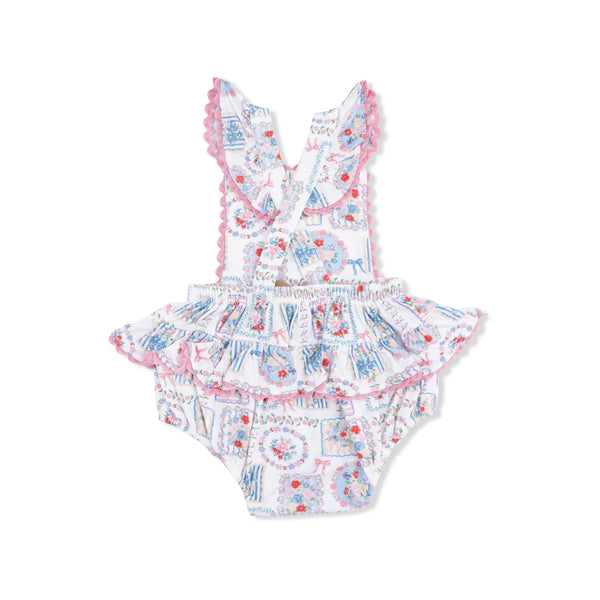 Juleps Floral Patchwork Sunsuit