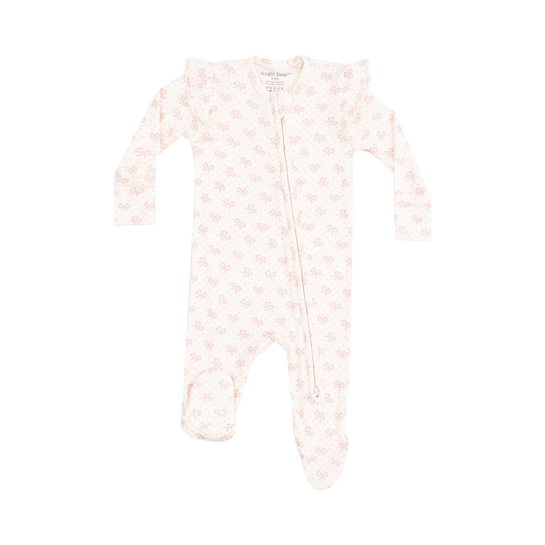 Vintage Mini Bows Footie