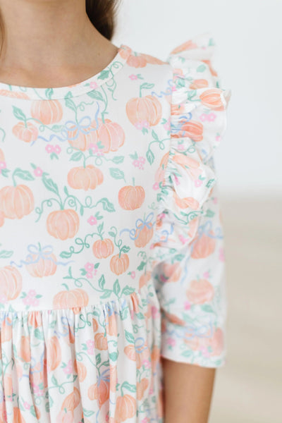 Pretty Pumpkins Twirl Dress