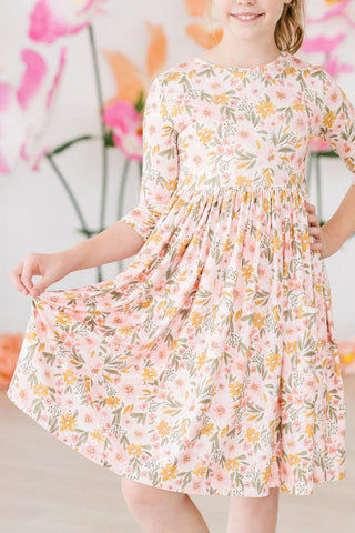 Pretty Peachy Twirl Dress