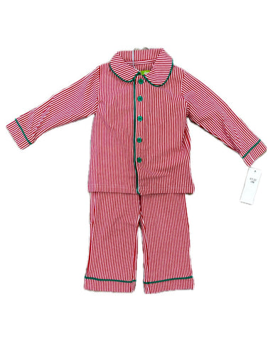 Boys Christmas Striped Pajamas