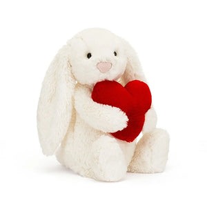 Jellycat Bashful Bunny with Heart