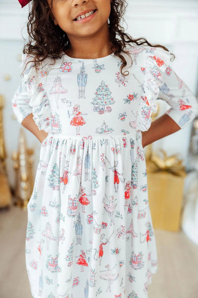 Clara's Christmas Twirl Dress
