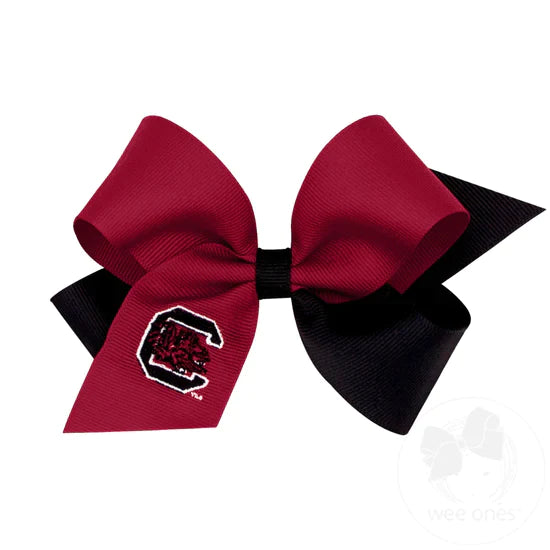 Wee Ones King Carolina 2 Tone Embroidered Bow