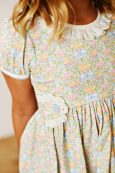 Gwen Pumpkins Tab Dress