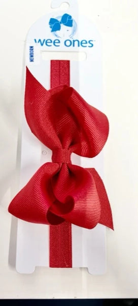 Wee Ones Bow Baby Band - One Size