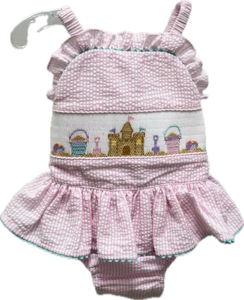 Girls Castle Beach Sunbubble/Swimsuit