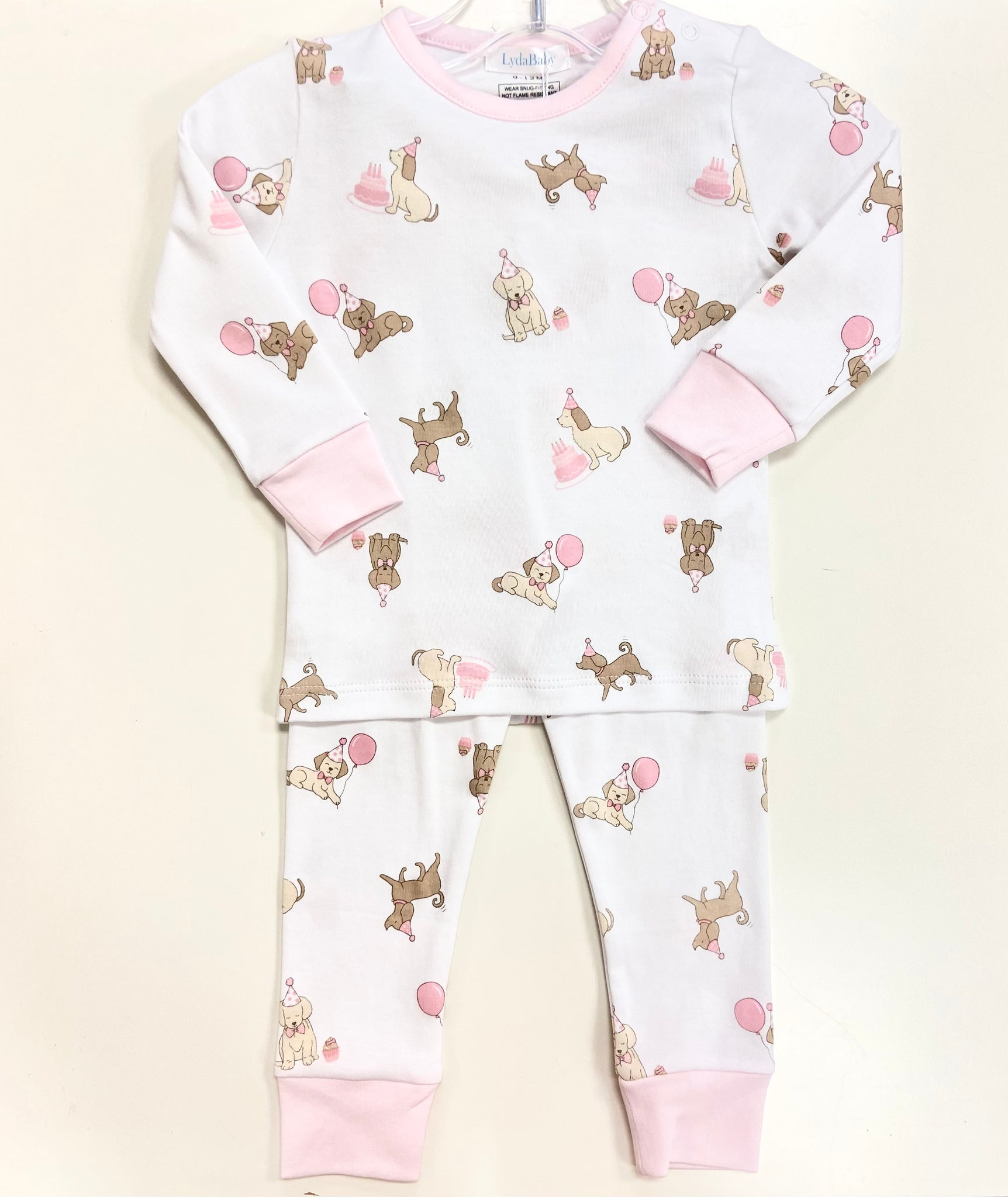 Birthday Puppy Girl Pajamas