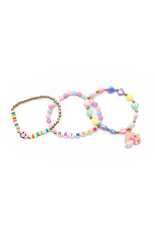 Rainbow Smiles 3 piece Bracelet Set