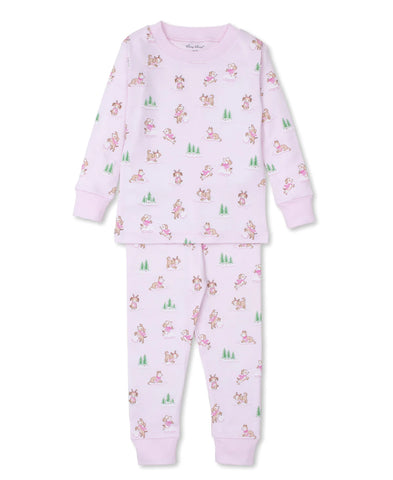 Puppy Snowball Pranks Pink Pajama Set