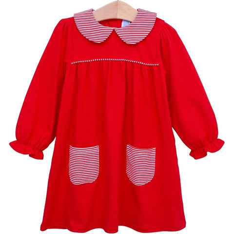 Abigail Dress-Red