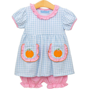 Pumpkin Girls Bloomer Set
