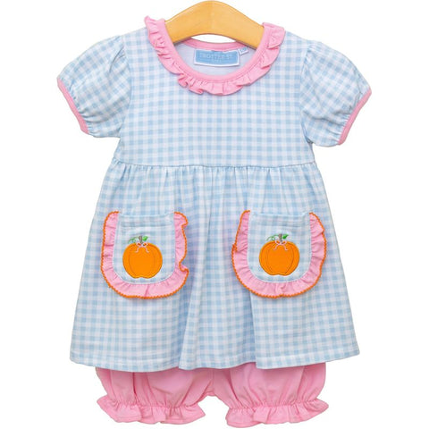 Pumpkin Girls Bloomer Set