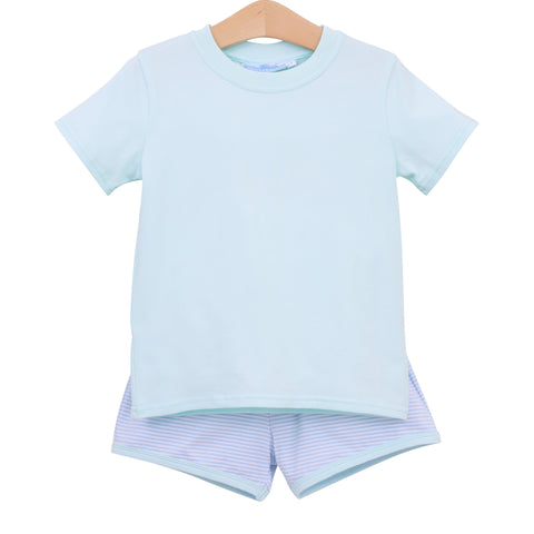 Thomas Short Set Light Blue