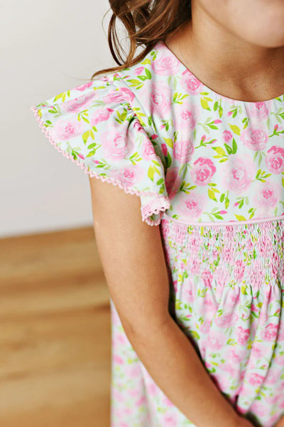 Floral Smocked Dress