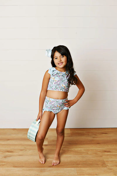 Charleston Floral 2-piece Swimset