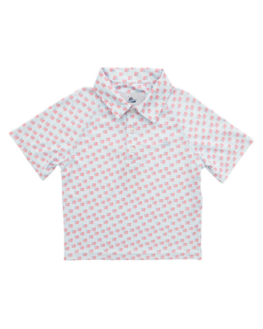 Printed Flag Polo