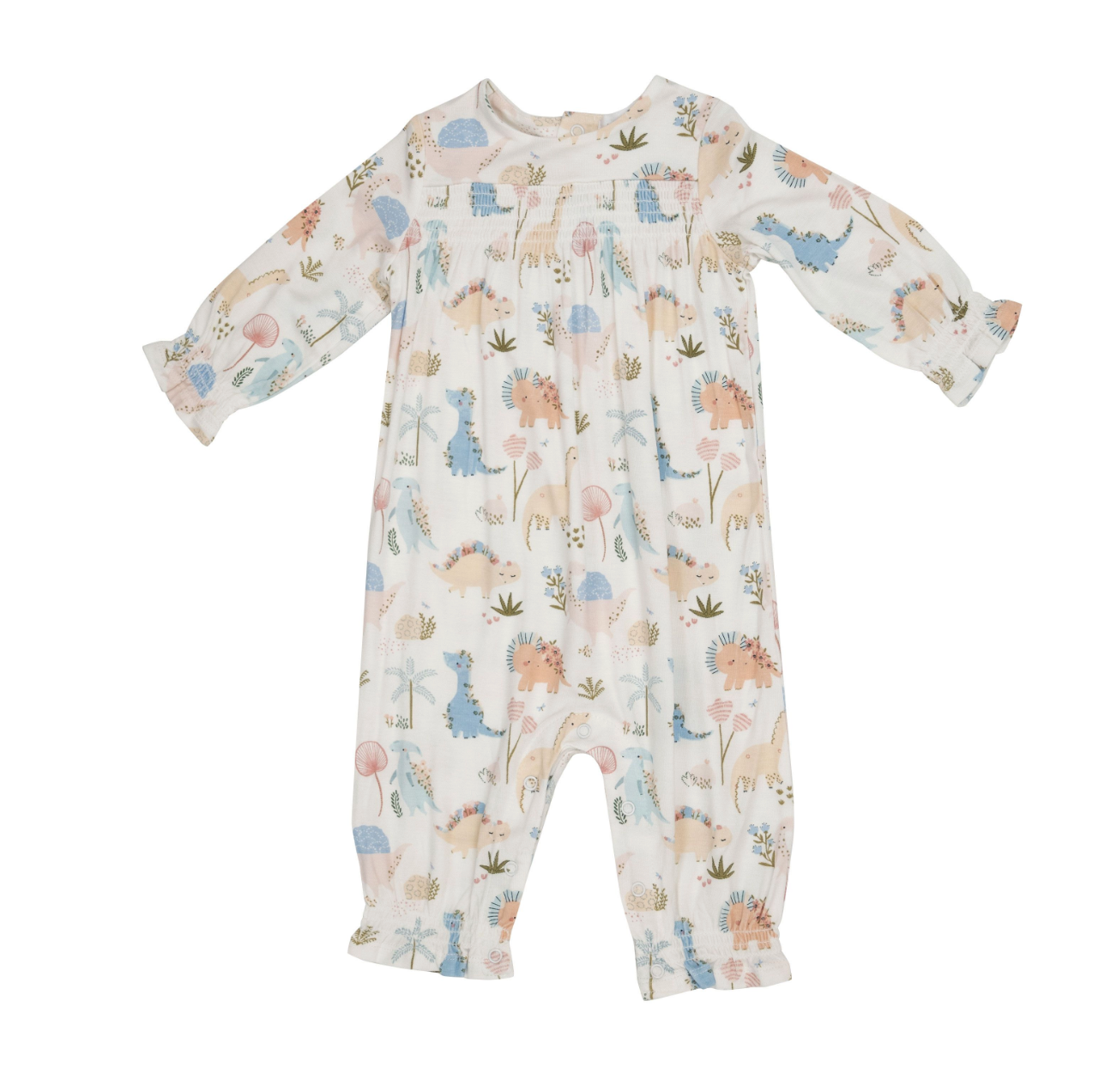 Soft Dinos Smocked Romper
