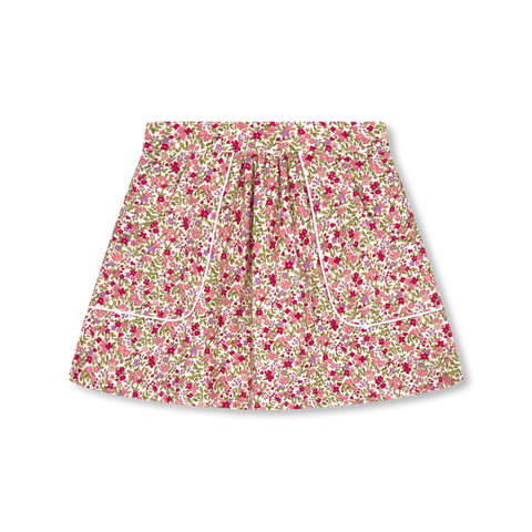 Autumn Meadow Floral Skirt